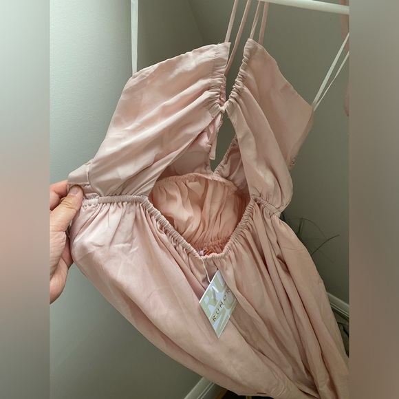 NWT RUMOR blush pink midi boho dress size 8 - Picture 4 of 8